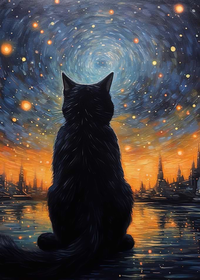 black cat moon
