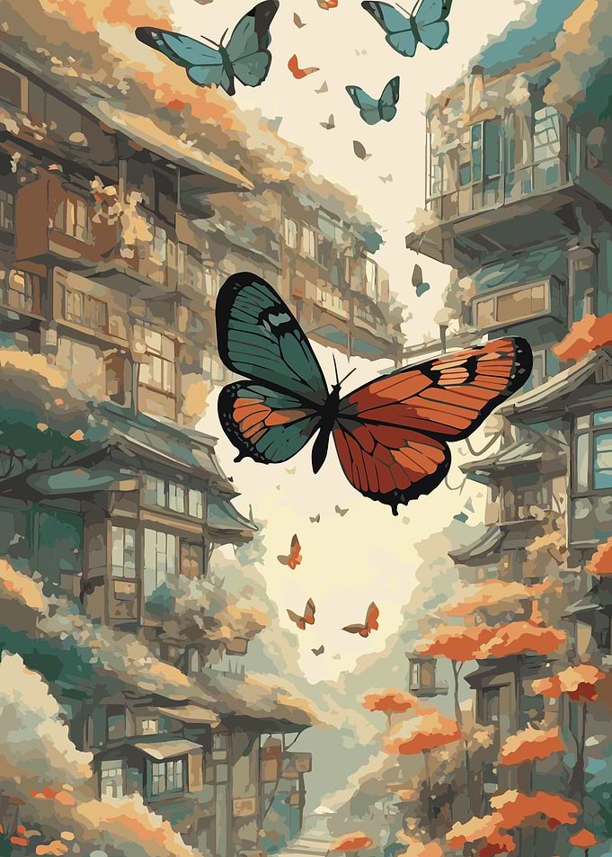 Butterfly Anime Fantasy 5