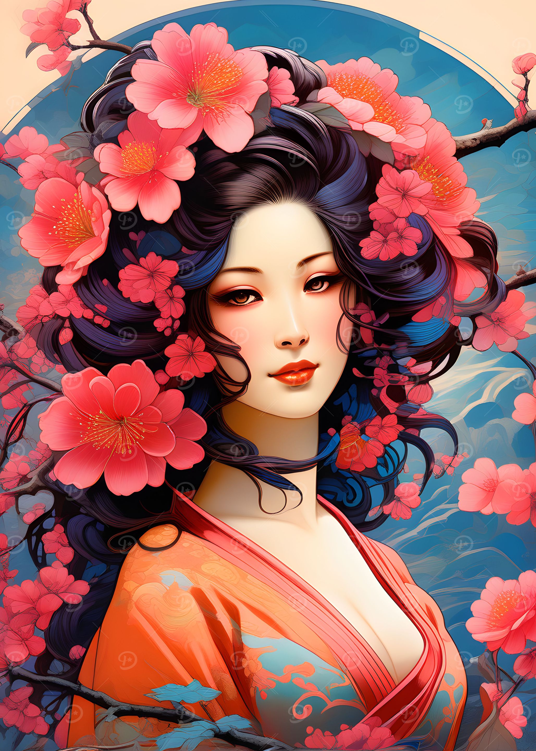 Art Nouveau Blossom
