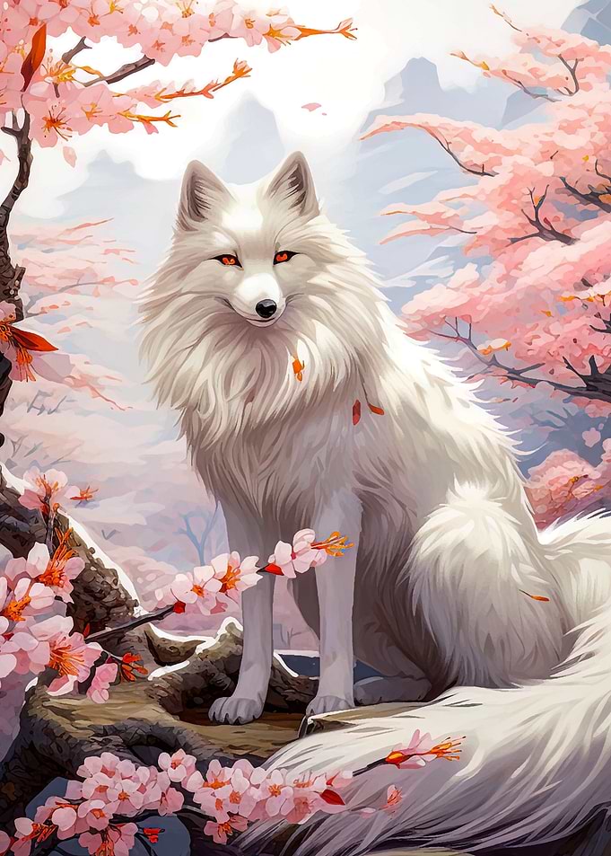 wolf cherry blossom