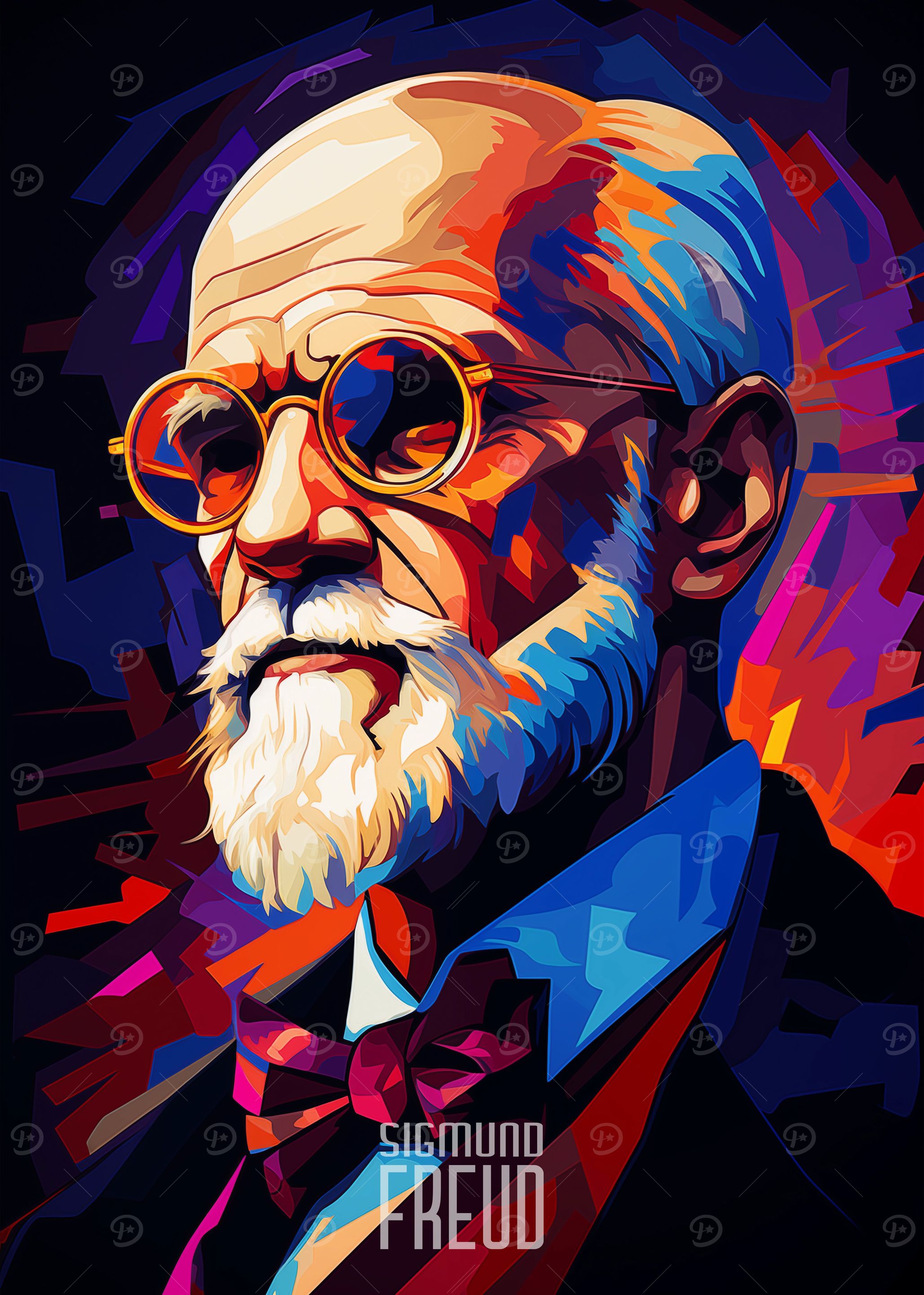 Sigmund Freud Portrait