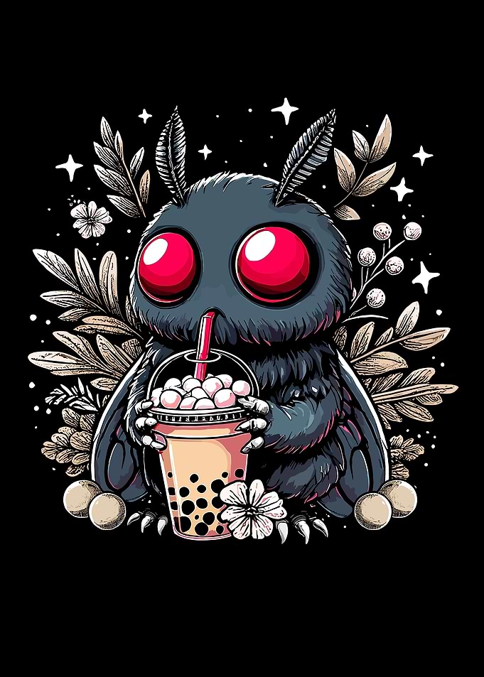 Mothman Boba Tea
