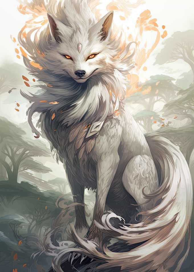 kitsune fox animal