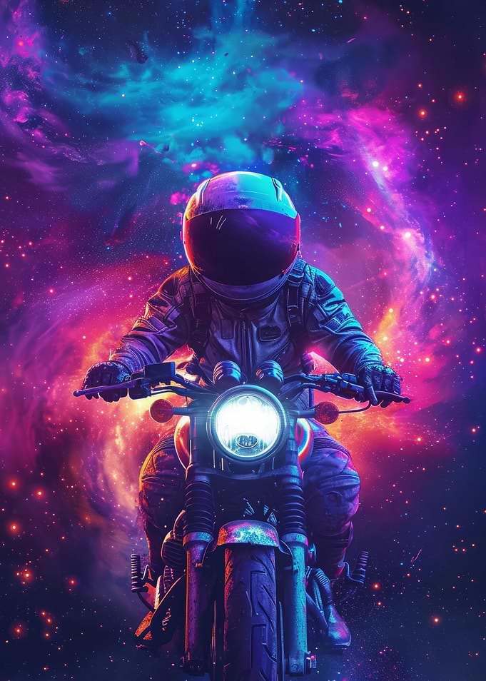 Motor Astronaut in Space