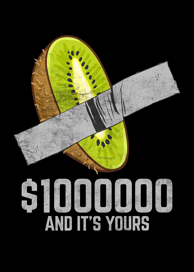 Duct Tape Kiwi Fruit Lover