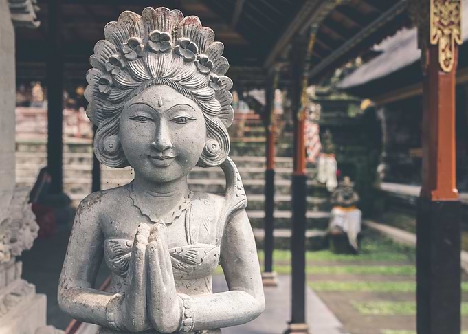 Zen in Bali in Indonesia