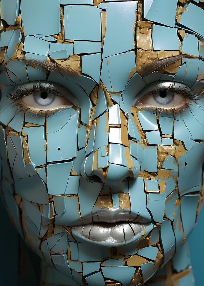 Abstract Surreal Woman