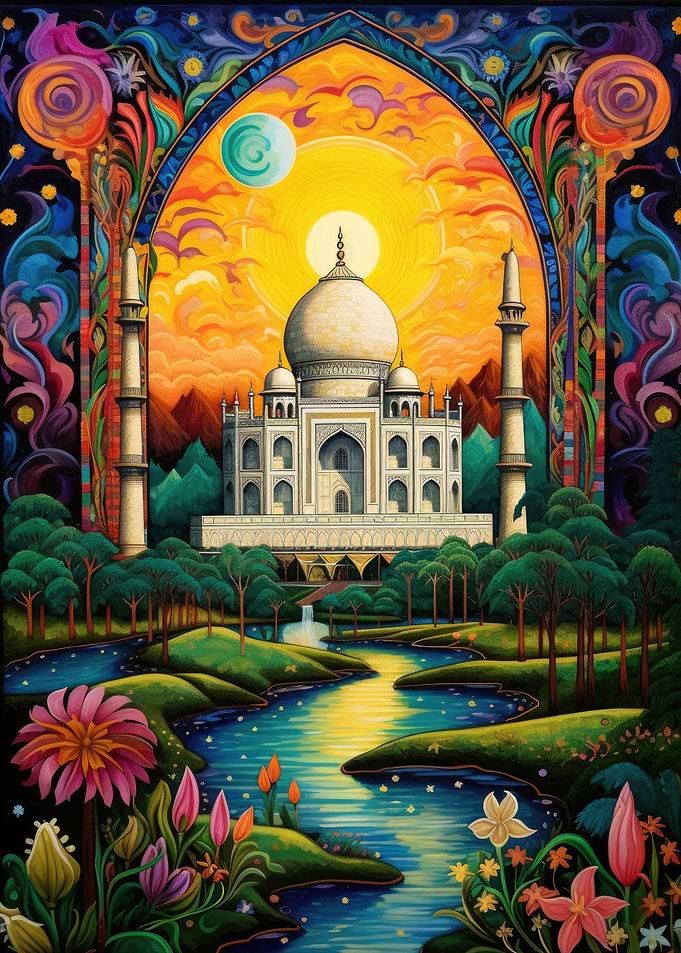 Taj Mahal of India