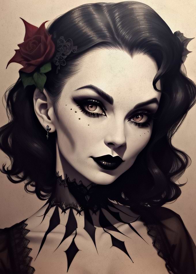 Goth beauty