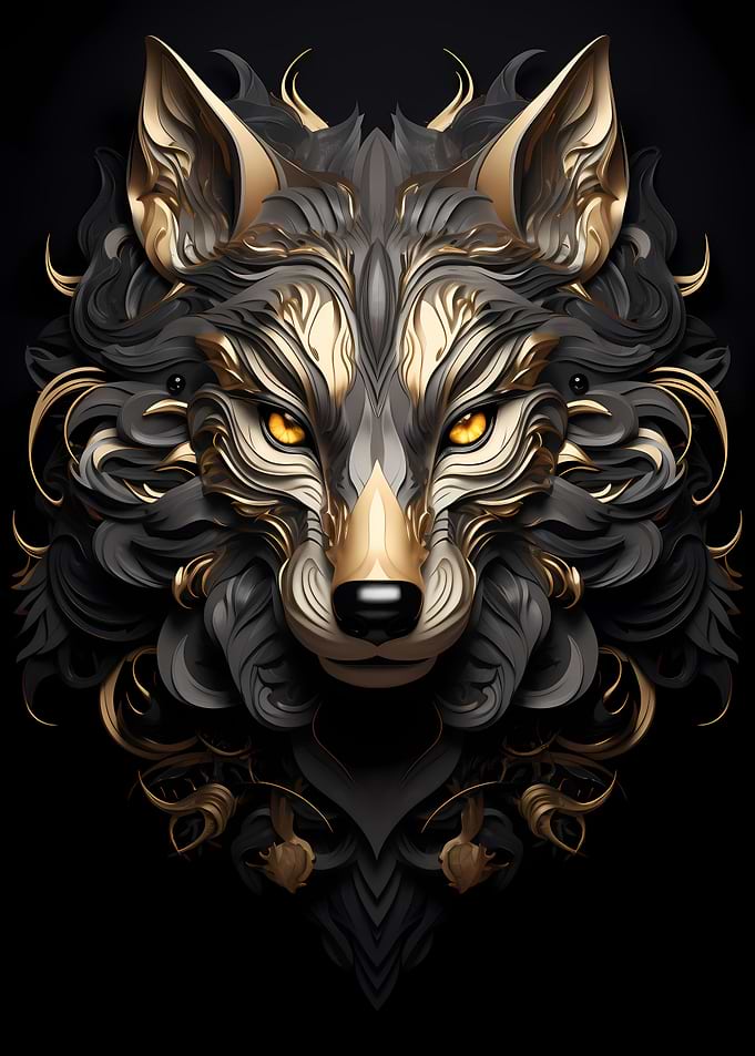 Animal Wolves Wolf Head