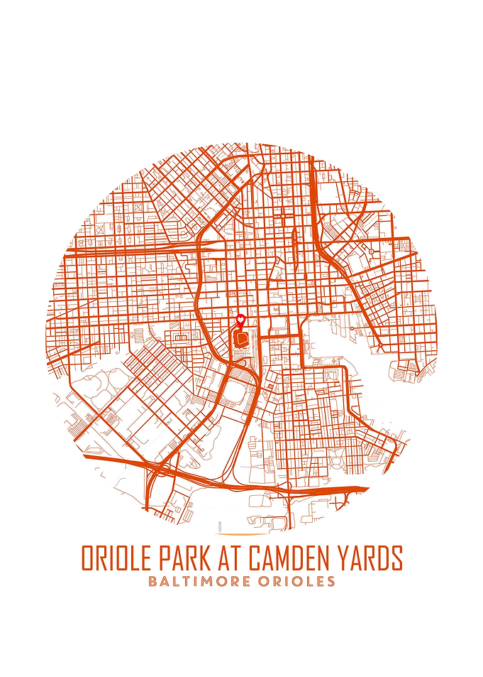 Oriole Park Stadium Map
