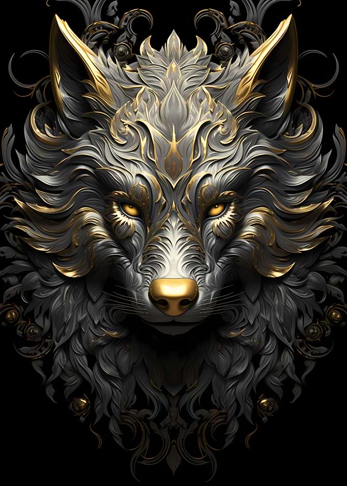 Animal Wolves Wolf Head