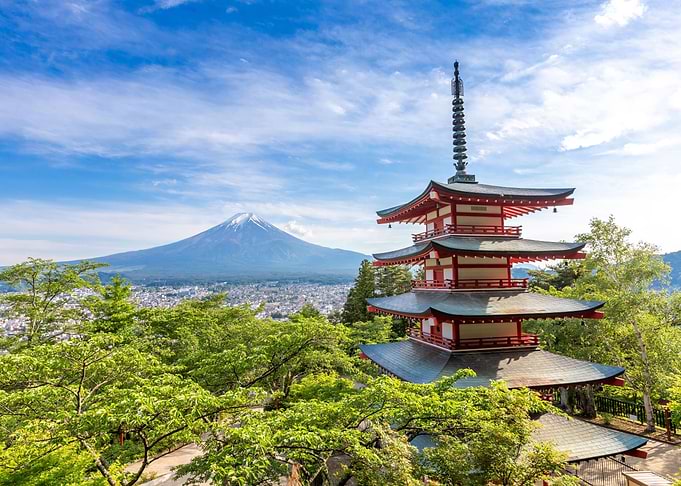 Yamanashi Japan landscape