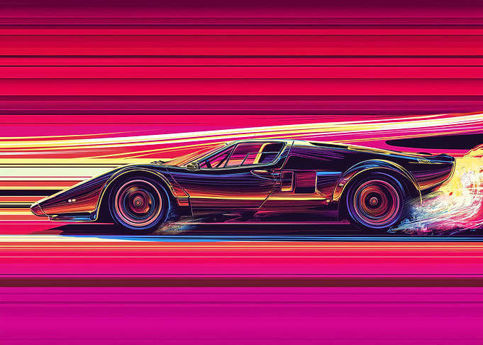 Supercar Light Trails
