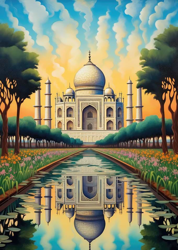 Taj Mahal of India
