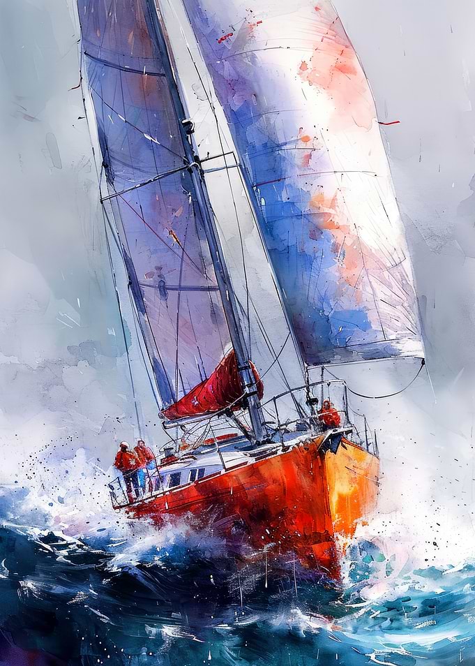 Yacht boat racing 5