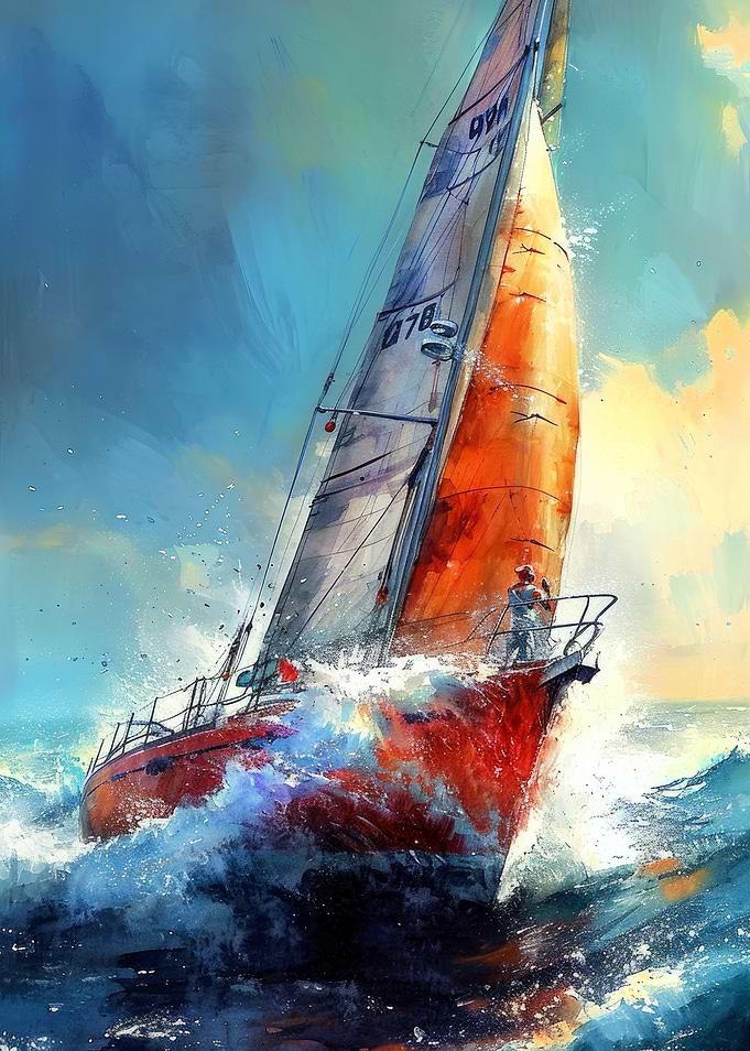 Yacht boat racing 8