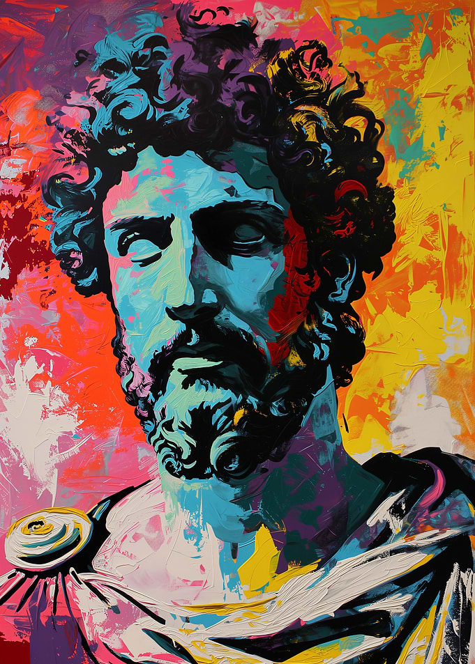 Marcus Aurelius Pop Art