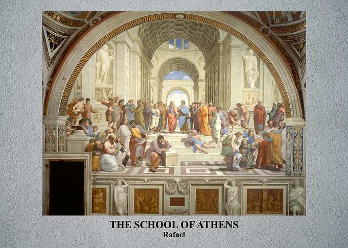SCHOOL OF ATHENS GREY