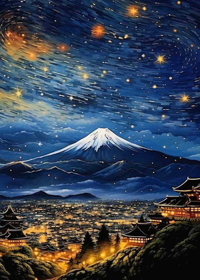 japanese night sky