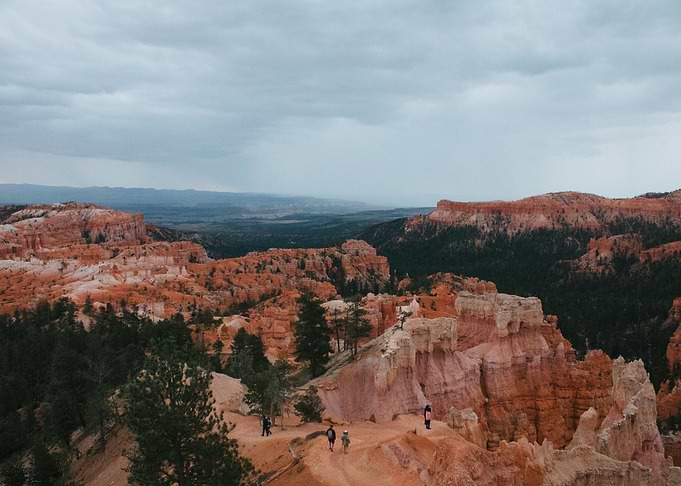 Canyon Trek at Dusk