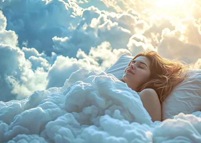 Bed of clouds