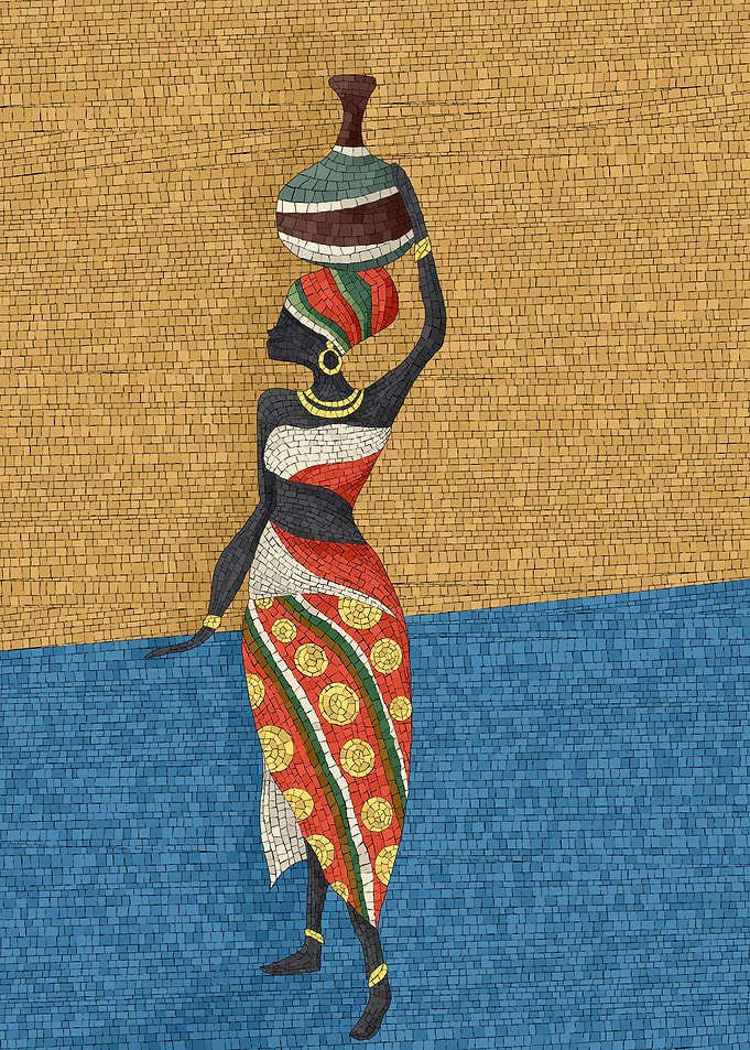 African water carrier mosa