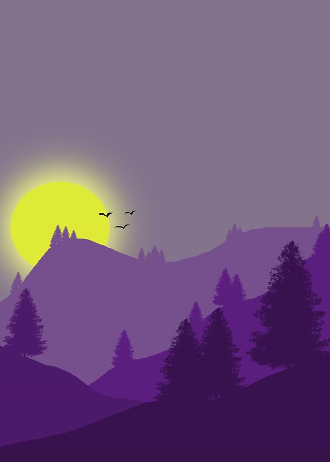 Purple Landscape