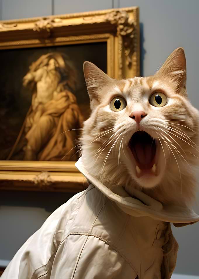 Scared Cat Meme