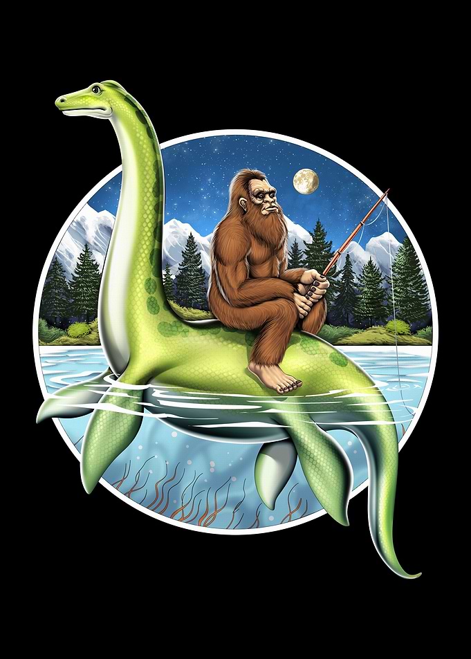 Bigfoot Loch Ness Monster