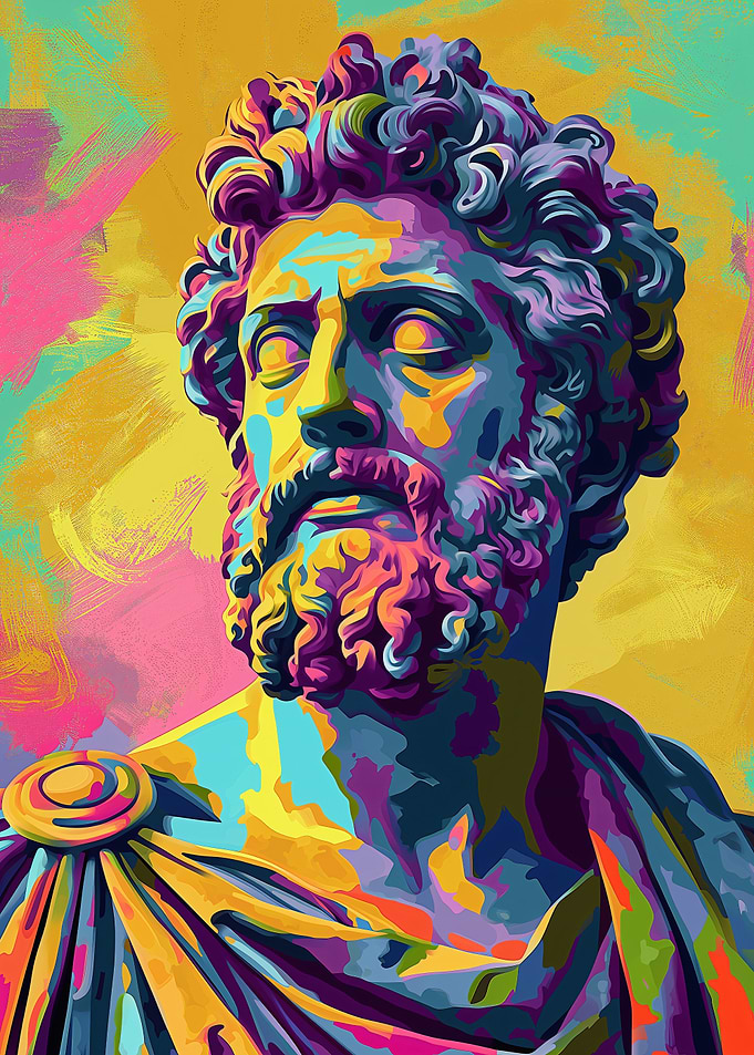 Marcus Aurelius Pop Art