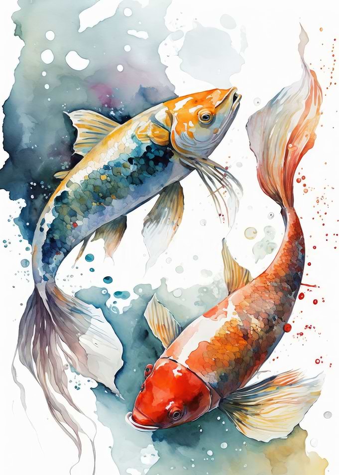 Carpe Koi Fish Japanese