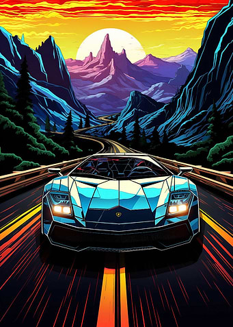 Gallardo on road