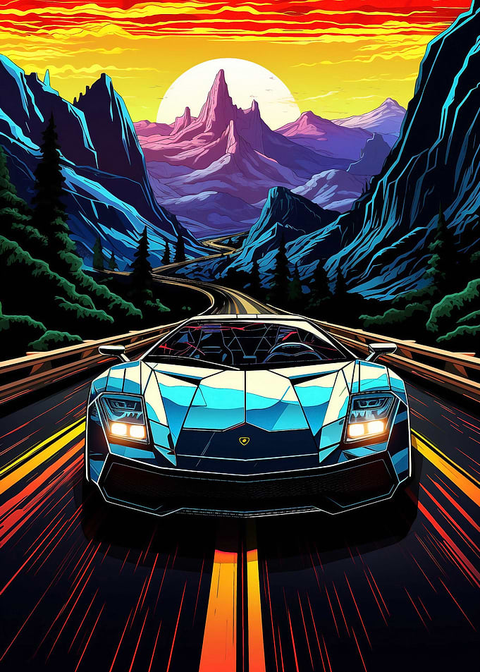 Gallardo on road