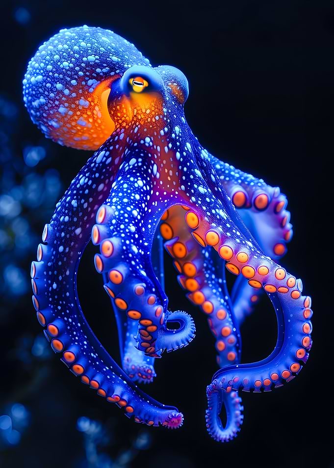 Neon Octopus