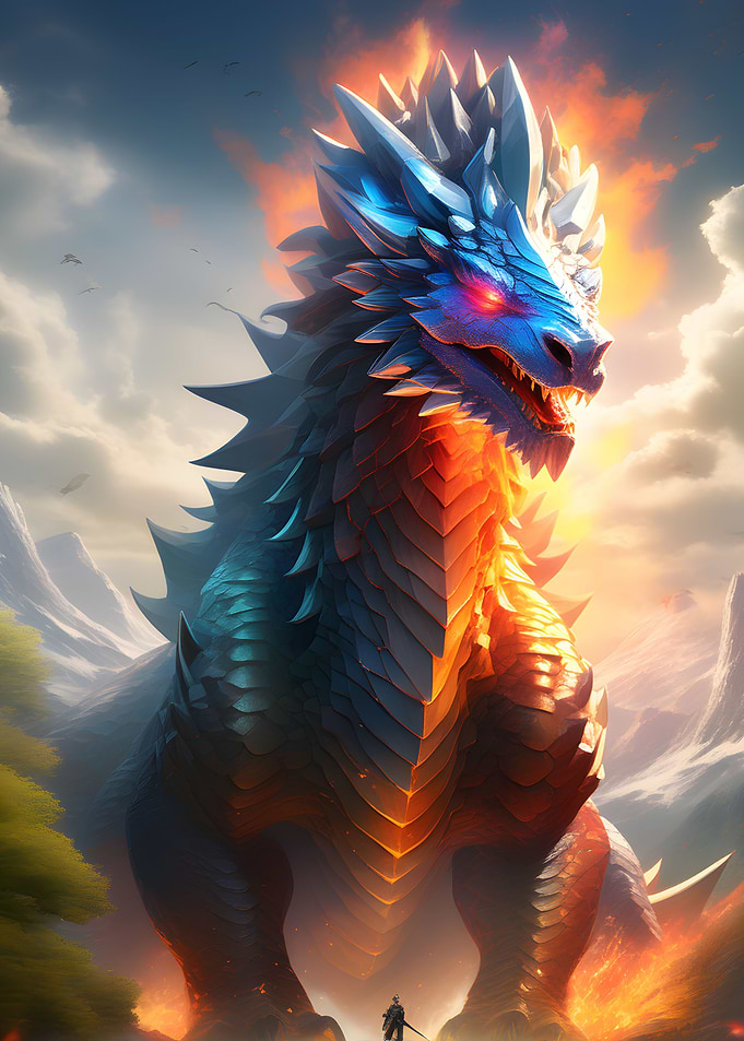 Baby Blue Dragon