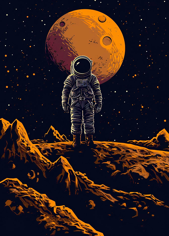 Brown Astronaut