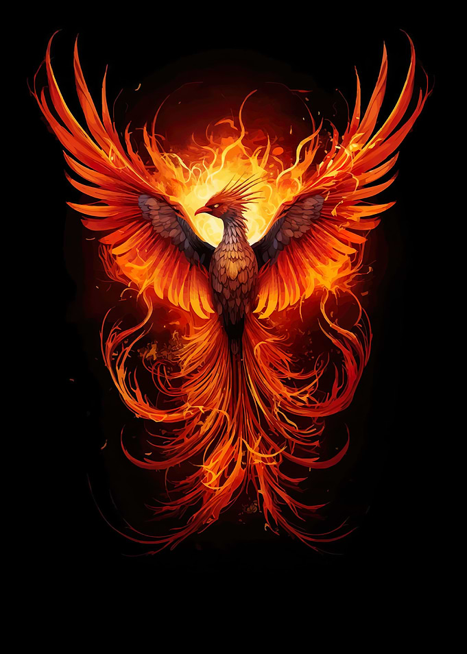 phoenix bird art