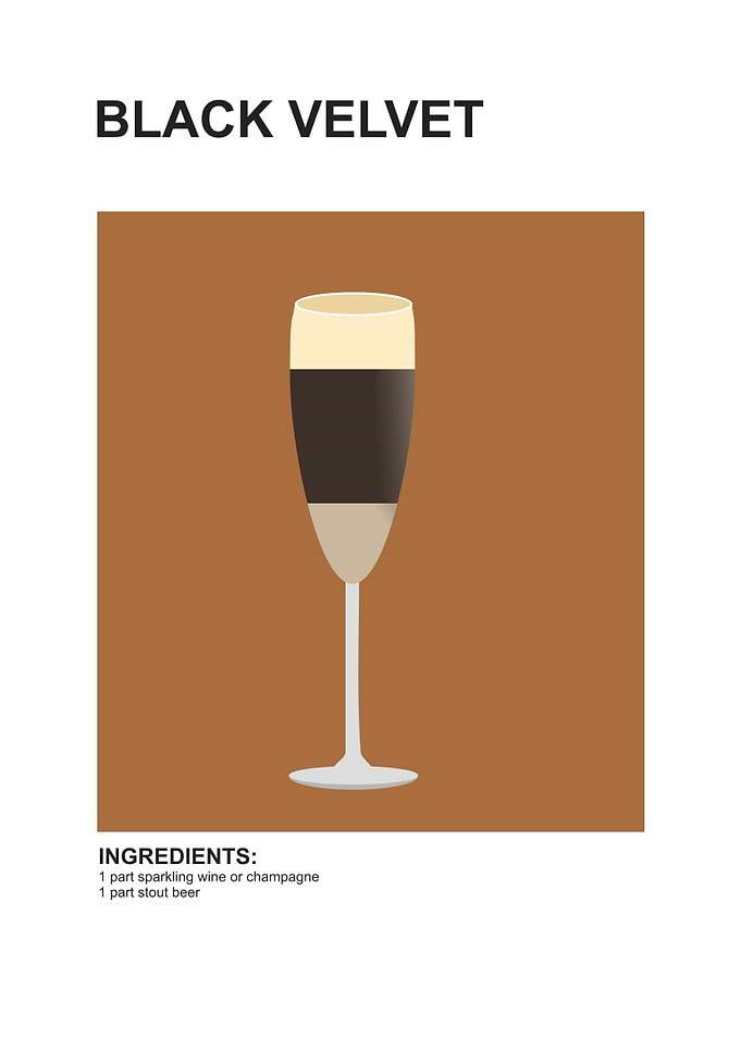 cocktail drink print