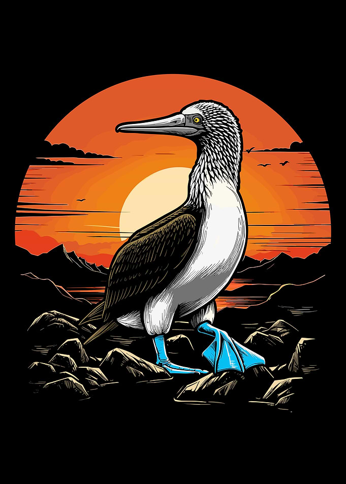 Sunrise Bluefooted Booby