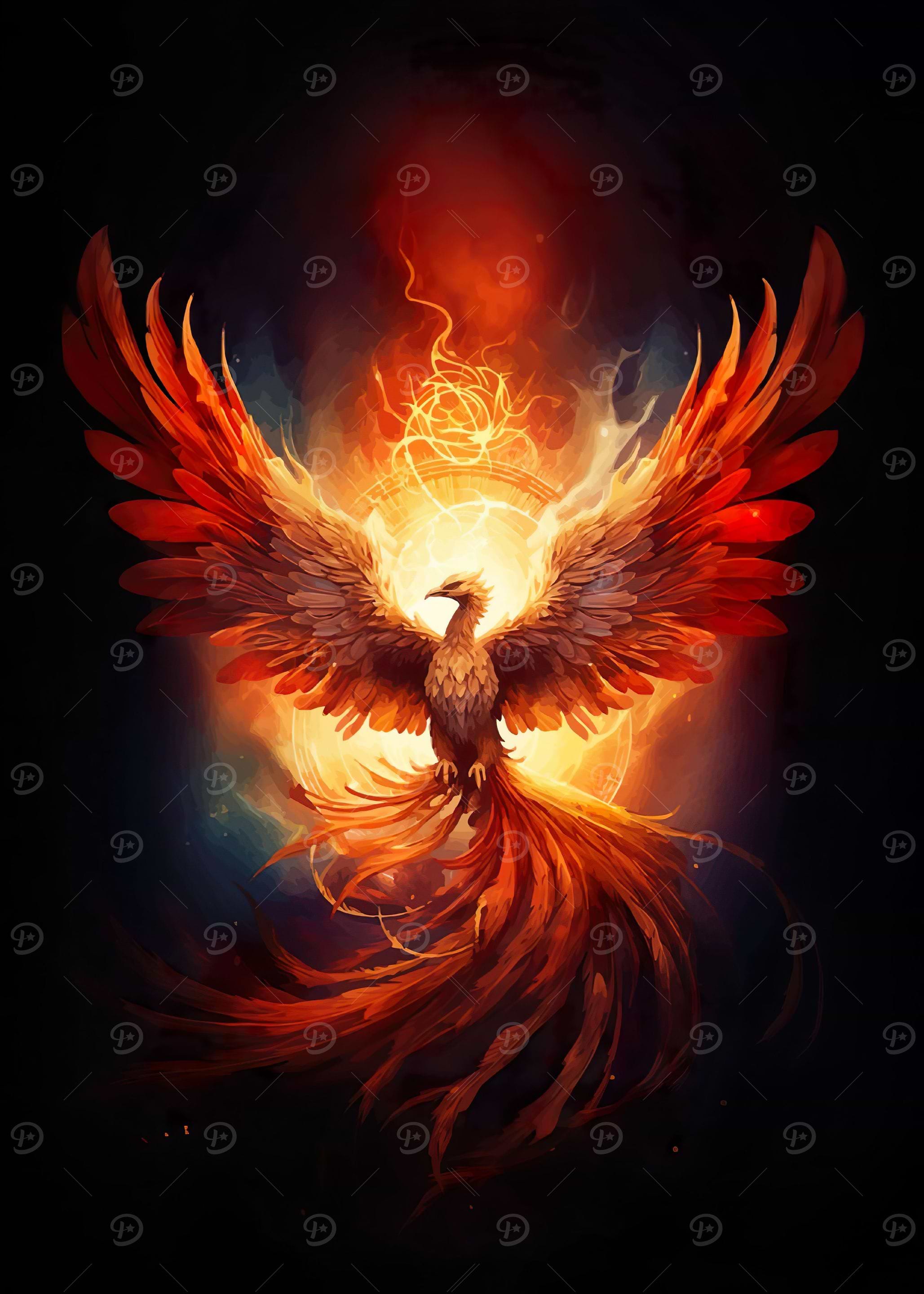 phoenix bird art