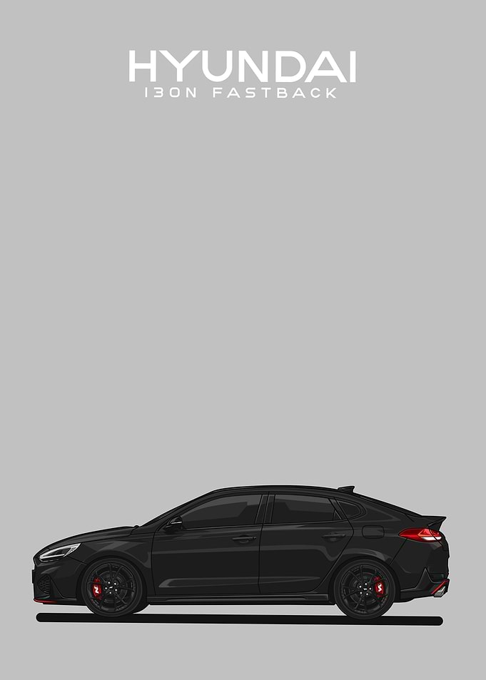 hyundai i30n fastback blck