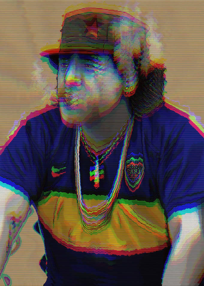 MARADONA GLITCH ART