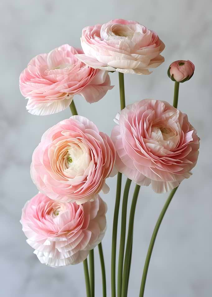 Pink Ranunculus Poster