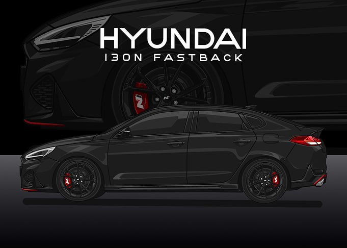 hyundai i30n fastback blck