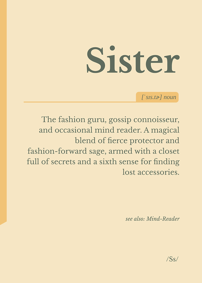Funny Sister Definition