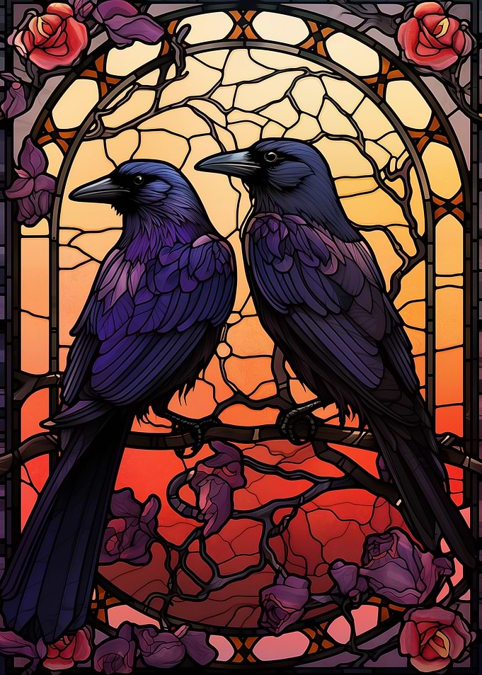 Ravens Huginn and Muninn