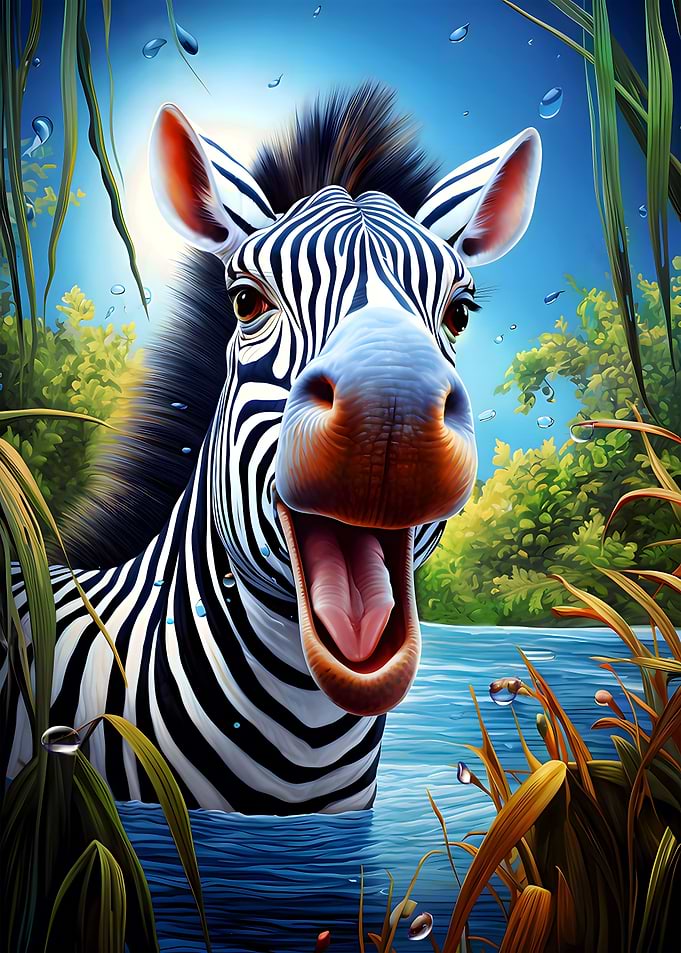 Zebra Happy Safari Day