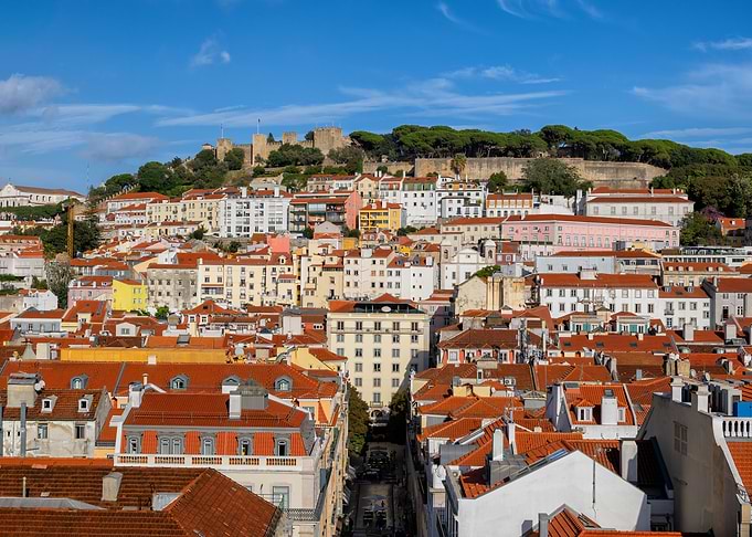 City of Lisbon in Portugal