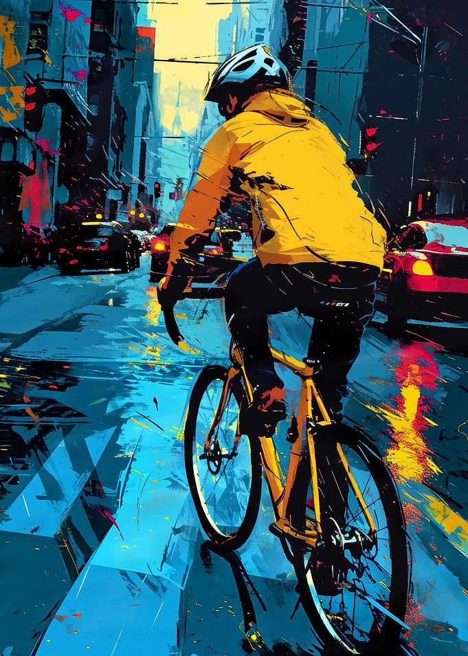 Cycling Bike sport art